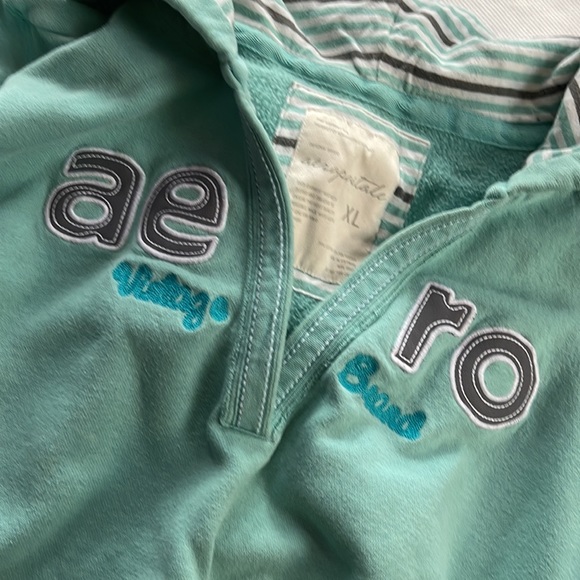 🦋3/40 AEROPOSTALE Vintage Brand Hoodie (XL) - Picture 6 of 16